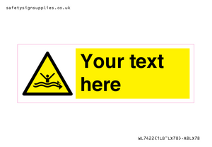 Custom Warning strong currents